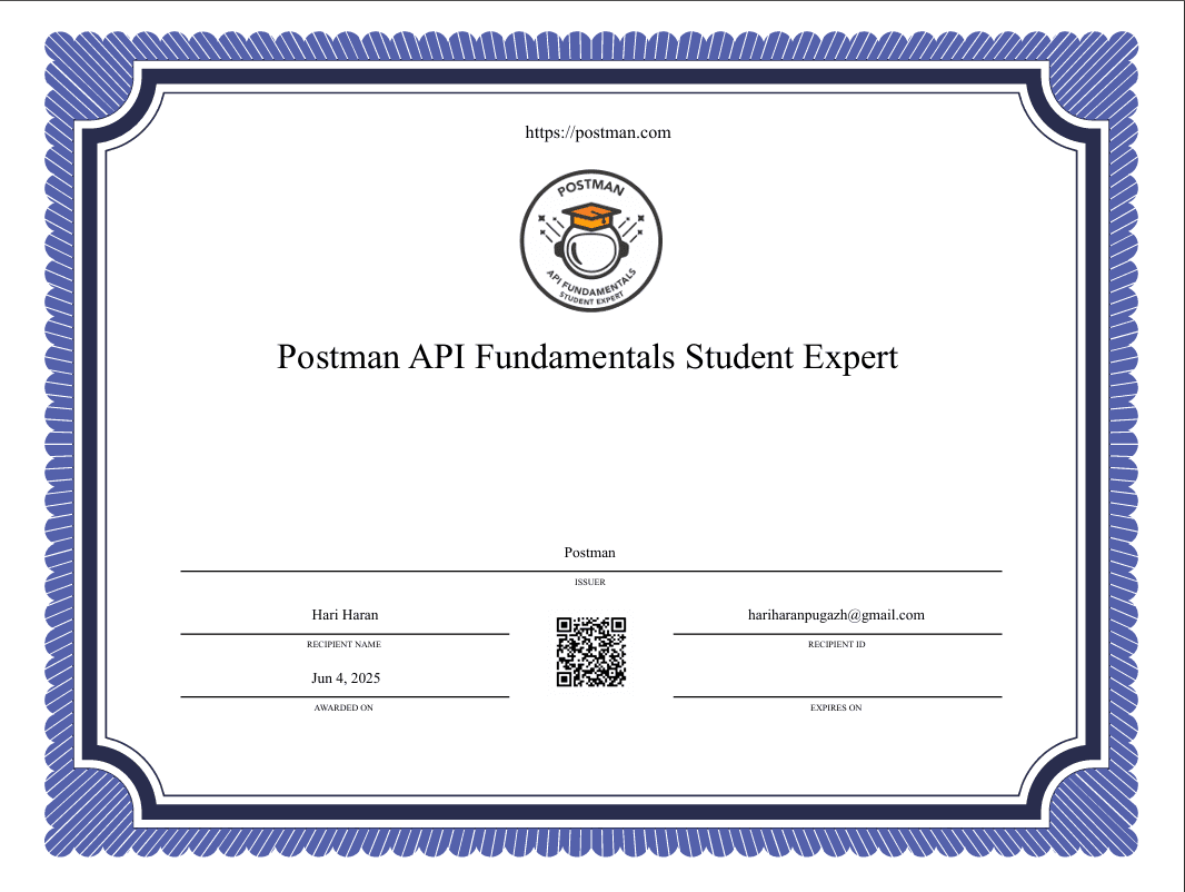 API Fundamentals Student Expert