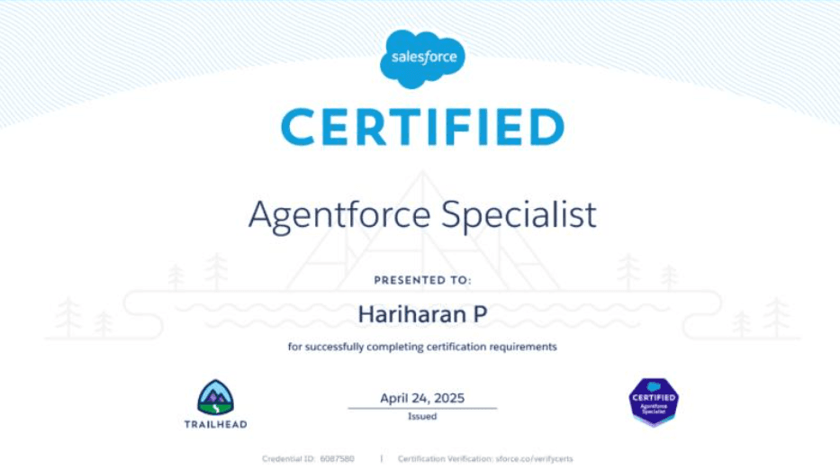 Agentforce Specialist