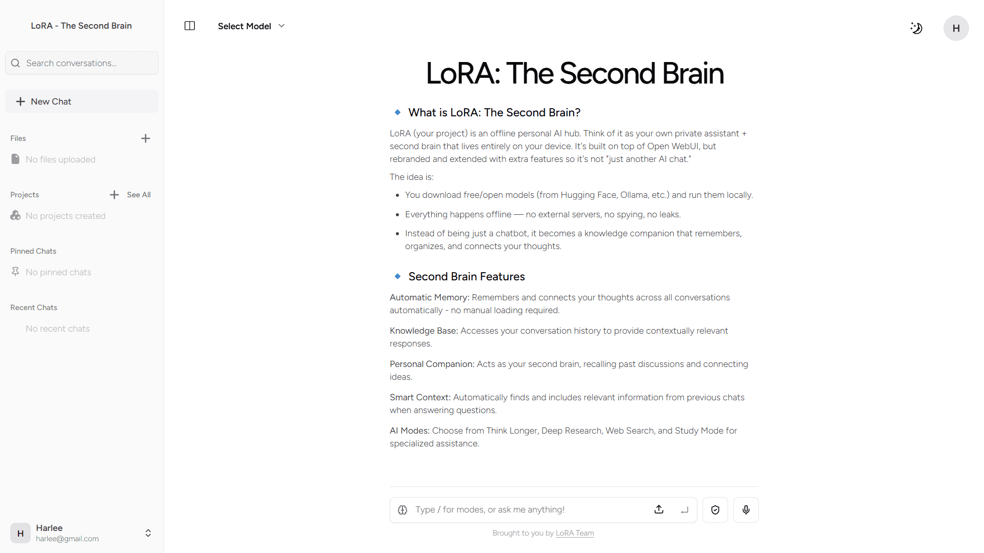 LoRA — The Second Brain